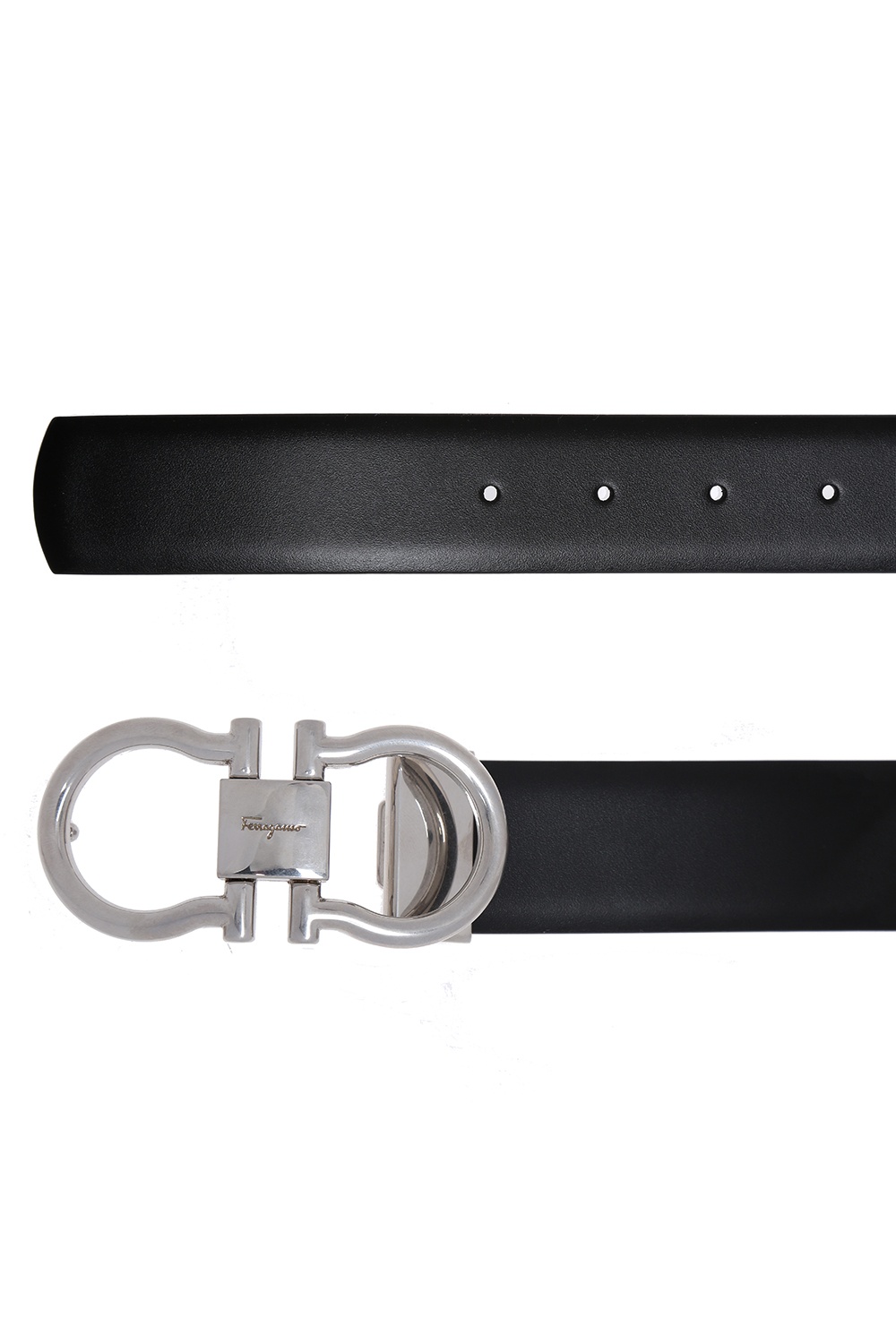 salvatore ferragamo torre leather belt